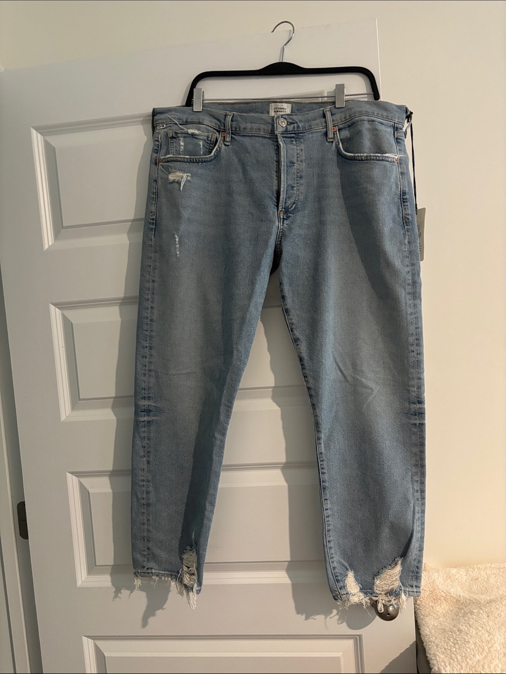 Citizens Of Humanity Light Blue Distressed Jeans